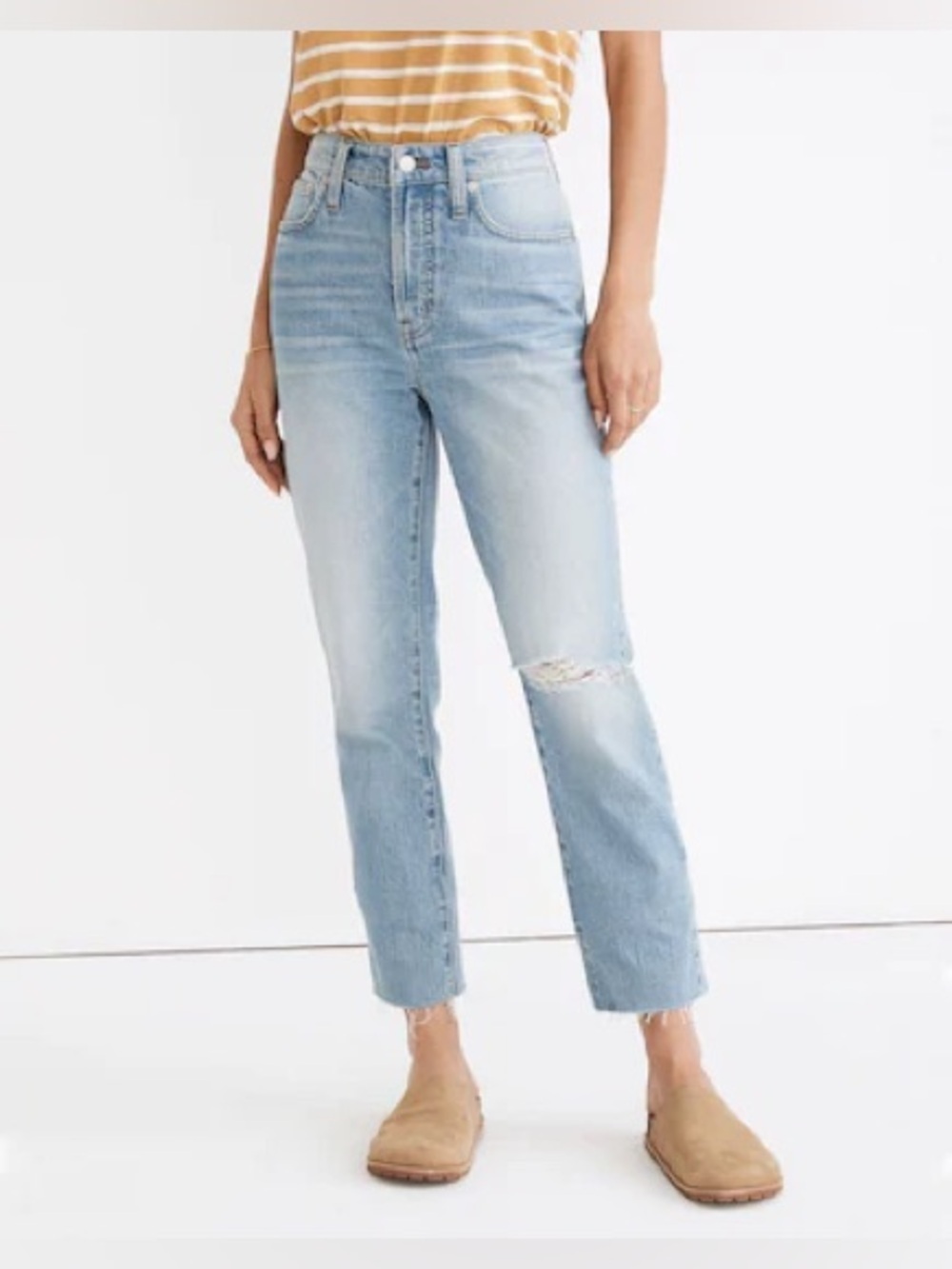 Madewell The Curvy Perfect Vintage Jean in Coney Wash- Size 26